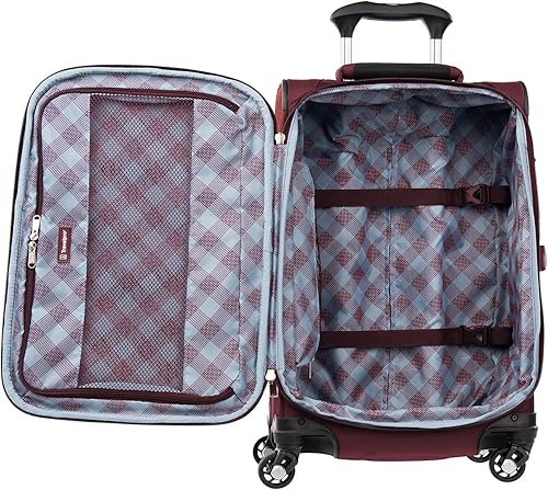 Vista 3 de Travelpro Maxlite 5 Softside - Juego de 2 piezas de equipaje expandible con 4 ruedas giratoriasbolsa suave debajo del asiento maleta ligera hombres