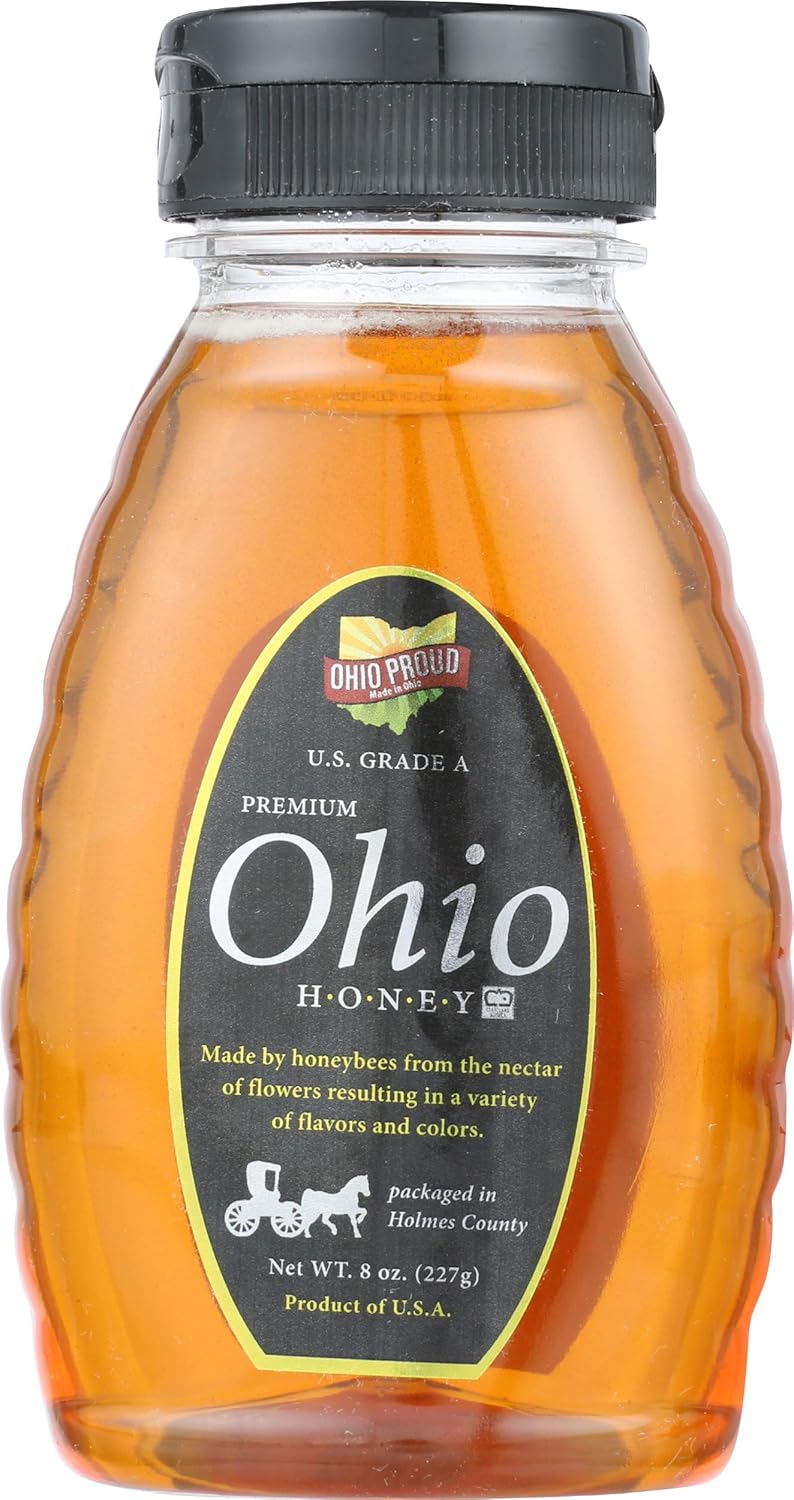 TONNS Honey Ohio Premium Honey, 8 OZ Grocery & Gourmet Food