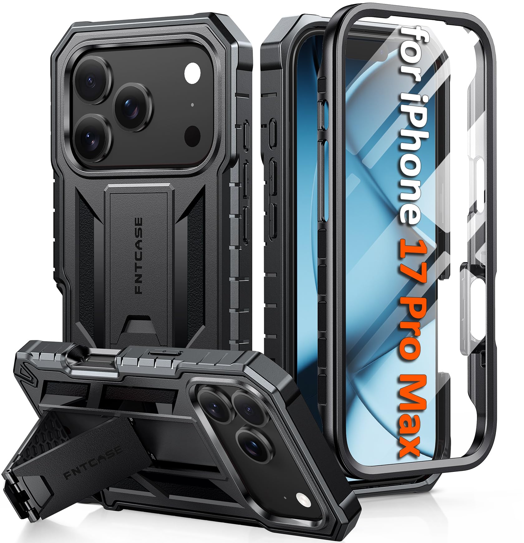 Amazon.com: FNTCASE for iPhone 17 Pro-Max Case: Military