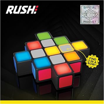 Rubik's Cube Rubik's Rush Light-Up Handheld Brain Teaser Puzzle Game