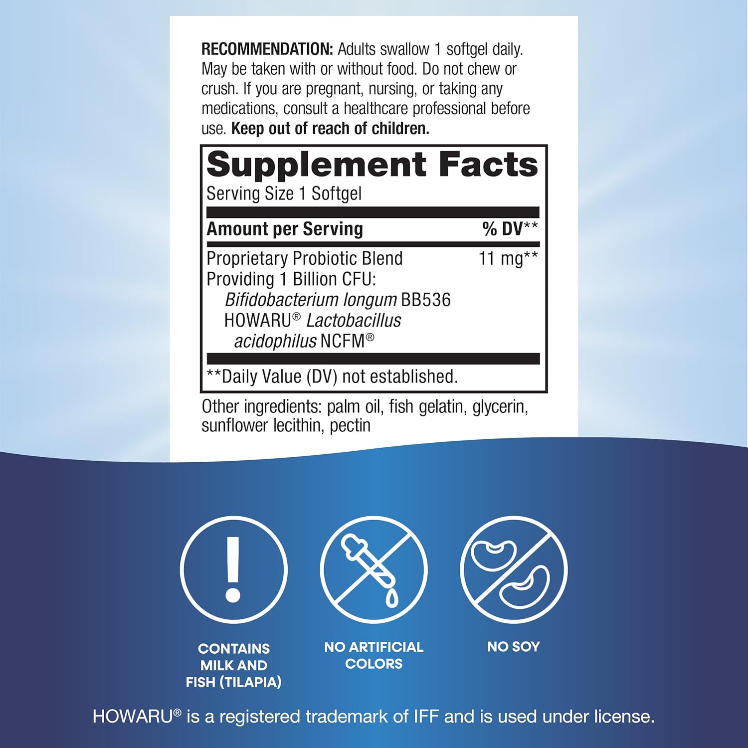 Nature's Way Acidophilus Probiotic Pearls, Supports Digestive Balance & Gut Health, Reduce Occasional Constipation and Bloating*, 1 Billion Cultures, 30 Softgels - Image 5