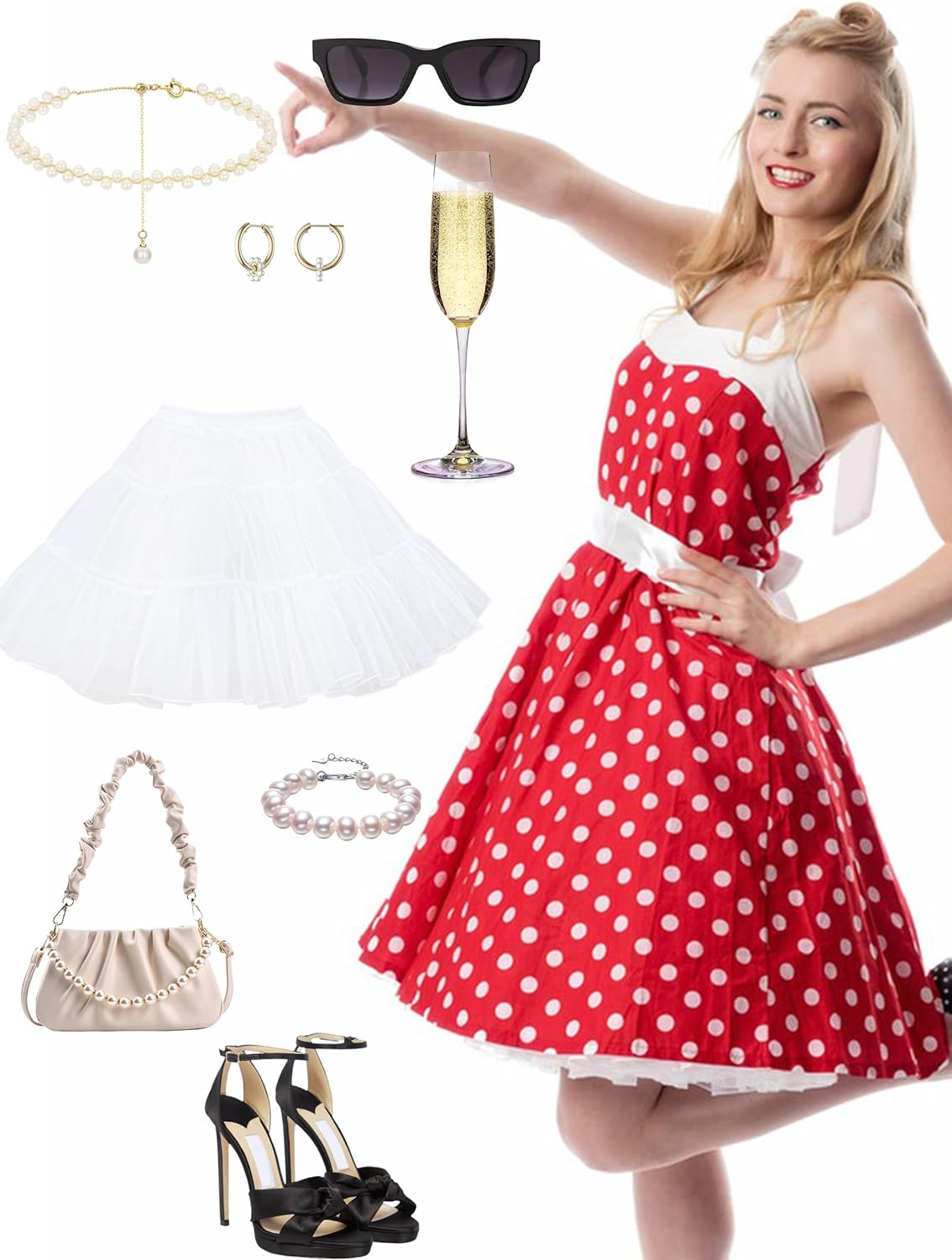 Vlazom Women’s Petticoat Skirts Tulle Tutu Underskirts Chiffon Half Slips Fluffy Layer Prom Puff Skirt S-3XL - Image 7