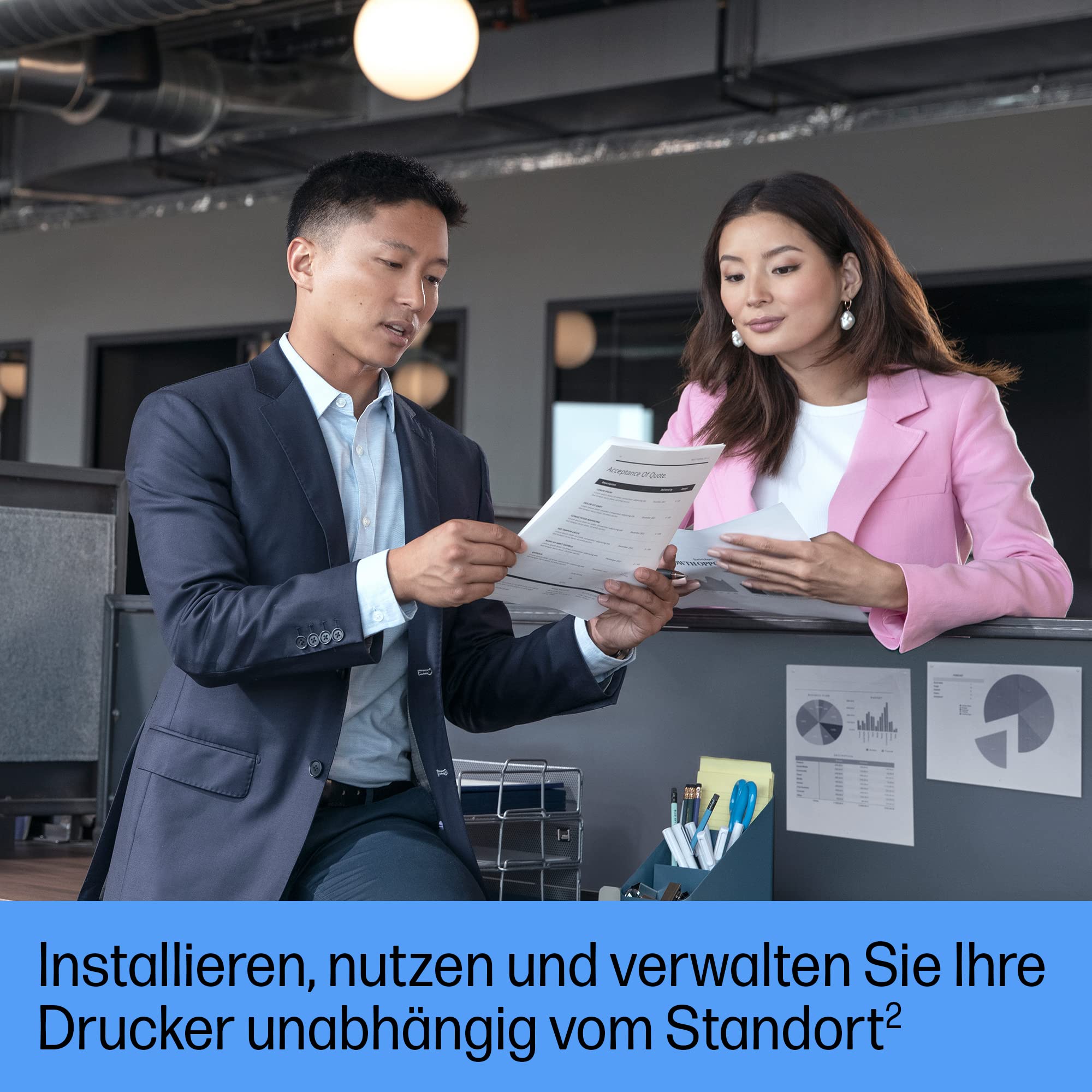 HP LaserJet Pro 3002dw Laserdrucker, Automatischer beidseitiger Druck, Bis zu 33 A4-Seiten pro Minute, Hi-Speed USB, WiFi, Ethernet, Bluetooth, Smart App, Wolf Pro Security
