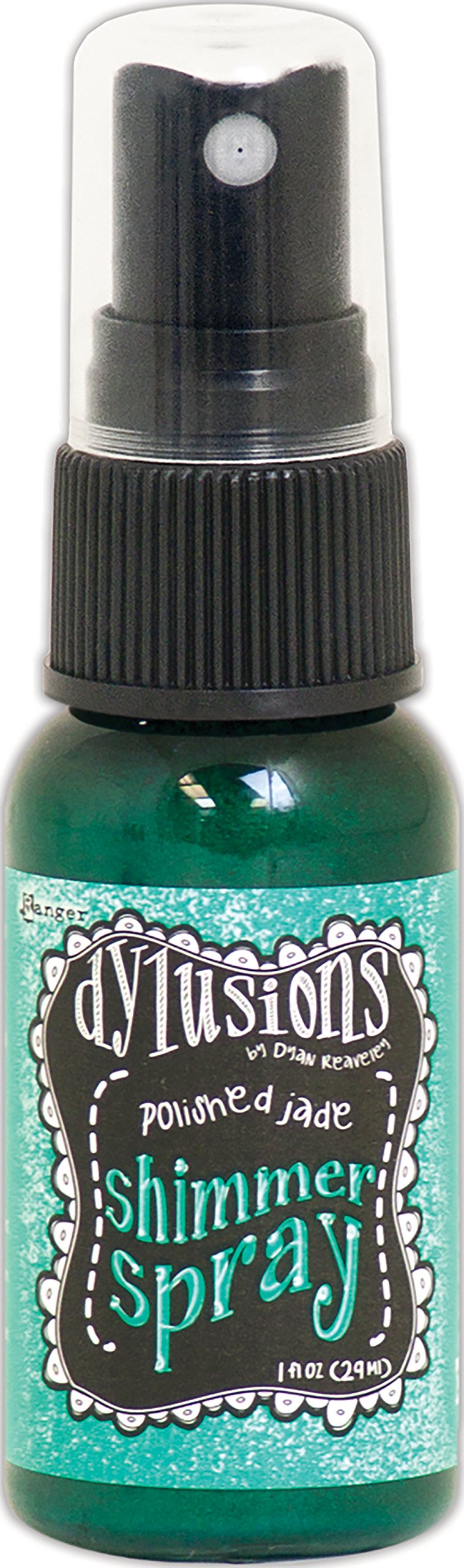 Ranger Dylusions Shimmer Polished Jade Spray, Synthetic Material, Green, 9.6519999999999992 x 3.048 x 3.048 cm