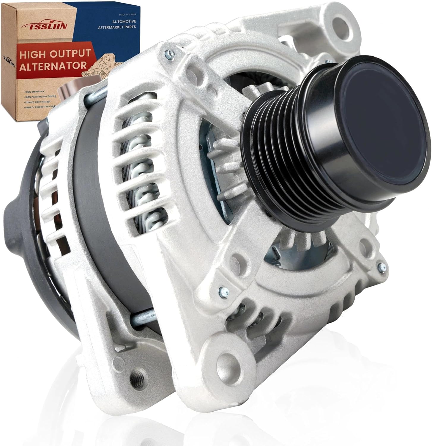 High Output Alternator for/Toyota Highlander 2008-2016 RAV4 Sienna Venza for/Lexus ES350 RX350 V6 3.5L 150Amp 12V CW 7-Groove Pulley 27060-0P240 11326