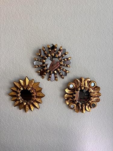 Miniatura 2 de Zoeartcrafts Peruvian Sunburst Mirror 6" Gold - Home Decoration 1 unit - Style 3