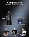 USB C Car Charger for Google Pixel, 30W PD Dual Port Fast Charging Adapter | USB-C & USB-A Car Charger Power Plug for Pixel 10a/10 Pro XL/10/9a/9/8/7, iPhone 17/16/15 Series, Samsung Galaxy S26/S25/S24