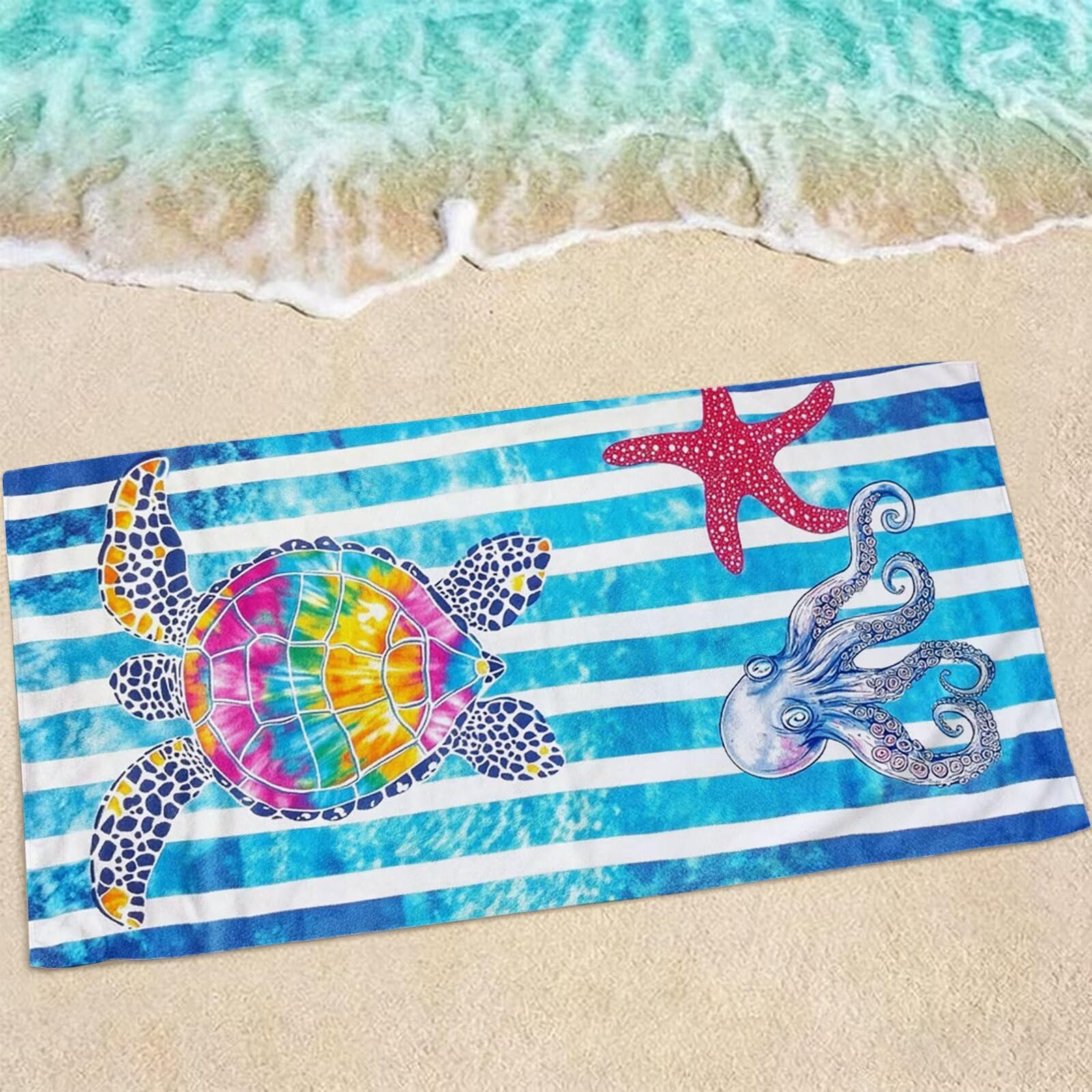 Serviette piscine anti-sable et séchage rapide pour vos vacances