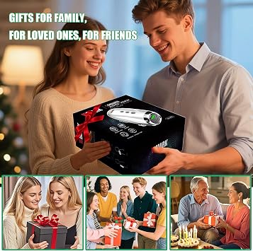 WMARK Barber Massager/Cordless HandheldMassager | Charge Neck/Legs/Hand/FaceMassager, 2 Massage Nodes 2600AMH,Silver