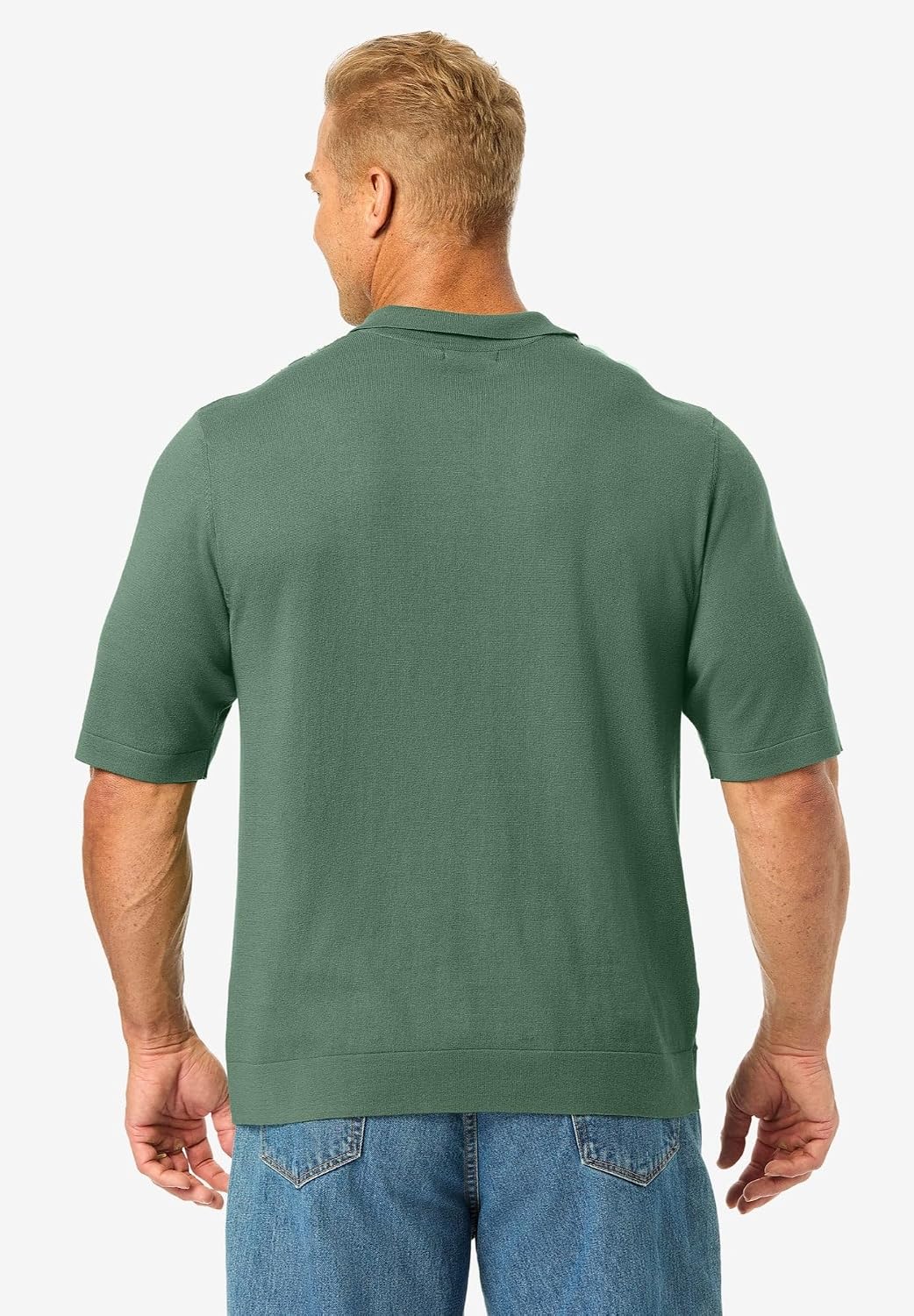 KingSize Men's Big & Tall No Tuck Sweater Polo