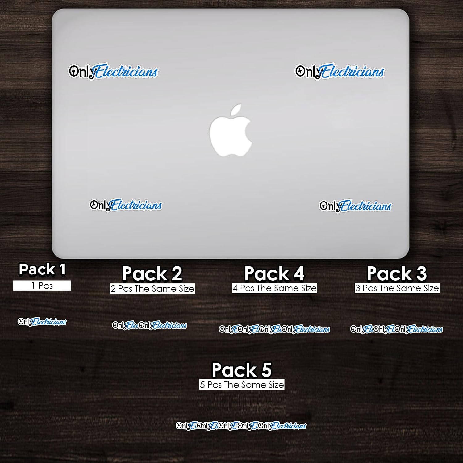 Electrician Sticker, Waterproof Vinyl Decal, Yellow, Cartoon Style, Ideal for Hard Hat, Car, Water Bottle, Laptop, Phone & More