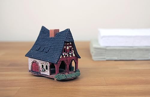 Miniatura 3 de Cerámica arte cono incienso titular decoración de habitación hecho a mano coleccionable miniatura antigua Smithery en Rothenburg, Alemania R217