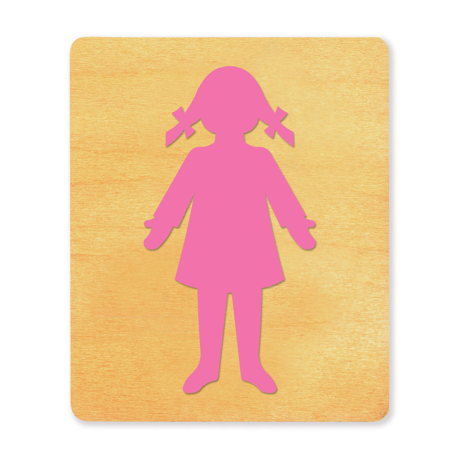 Ellison SureCut Die Generic Girl 13480-LG, 5 7/8" x 4 7/8" x 1"