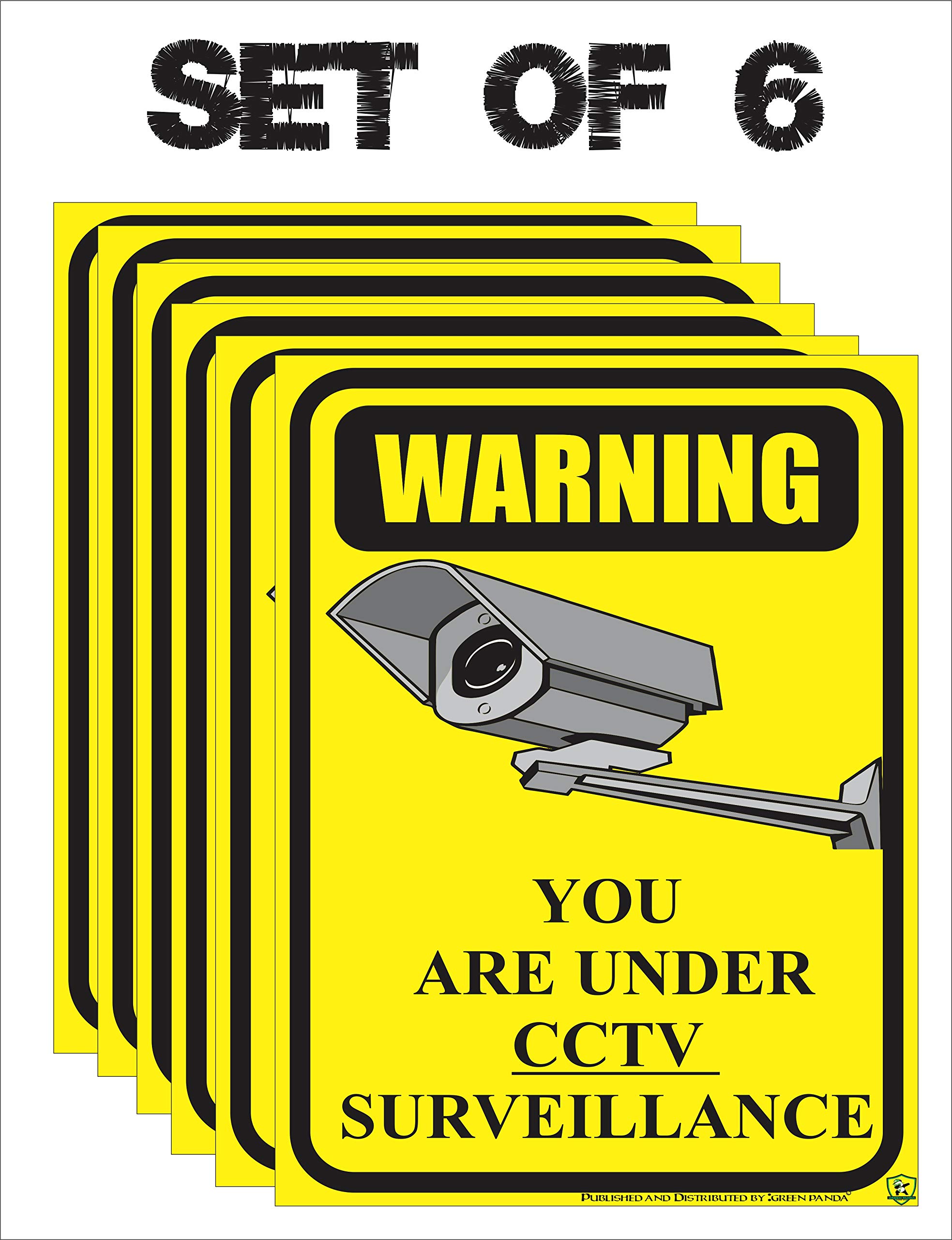 Green Panda®-"CCTV Camera Surveillance Sign Board" | You are Under CCTV Surveillance Sign Board. (B07DKYV214) Amazon Price History, Amazon Price Tracker