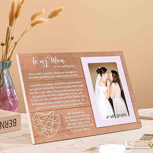 Miniatura 243 de NZY Regalos de aniversario, cumpleaños, San Valentín, Navidad, marco de regalo para novio, novia, marido, esposa, pareja, mejor amigo, único