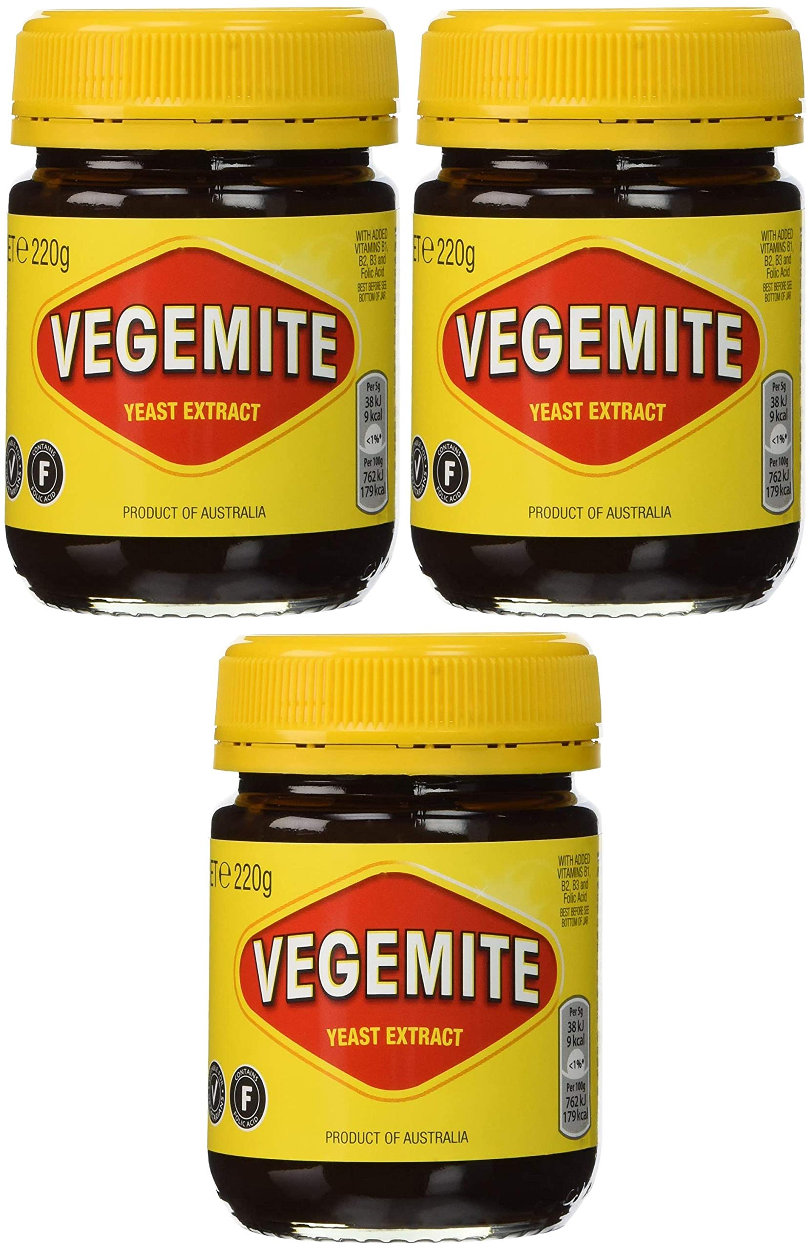 Kraft Vegemite 220g Jar 4-Pack Pack of 3