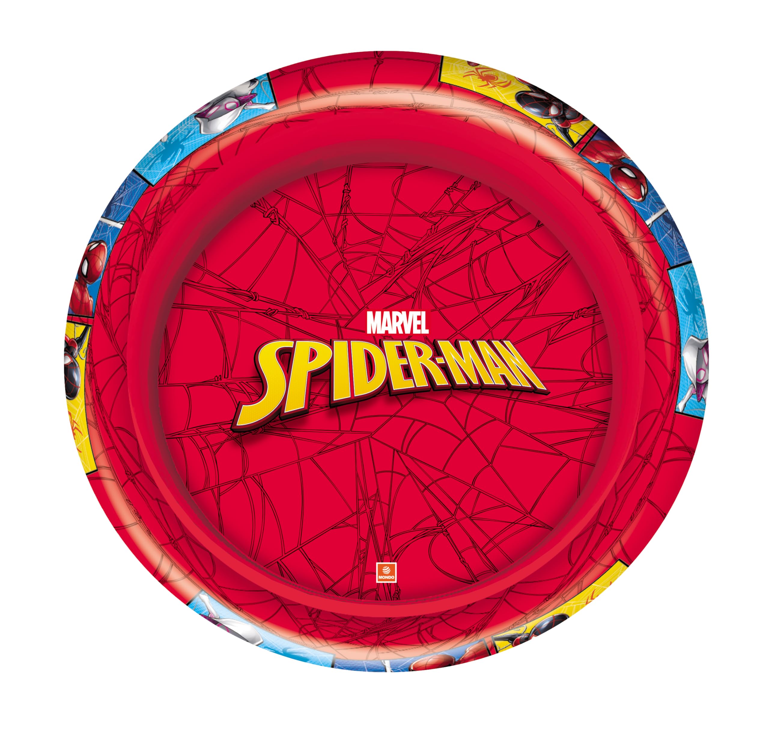 Mondo Toys - SPIDERMAN | 2 Rings Pool - Piscina Hinchable para bebé - diámetro 100 cm, Ideal para niño/niña 10 Meses - 16914 Mondo Toys - SPIDERMAN | 2 Rings Pool - Piscina Hinchable para bebé - diámetro 100 cm, Ideal para niño/niña 10 Meses - 16914