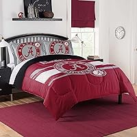 Vista 61 de Juego de Edredón Arkansas Razorbacks – Ropa de Cama Razorbacks para Dormitorios, Habitaciones de Huéspedes, RVs, Acampadas y Decoración para el Día