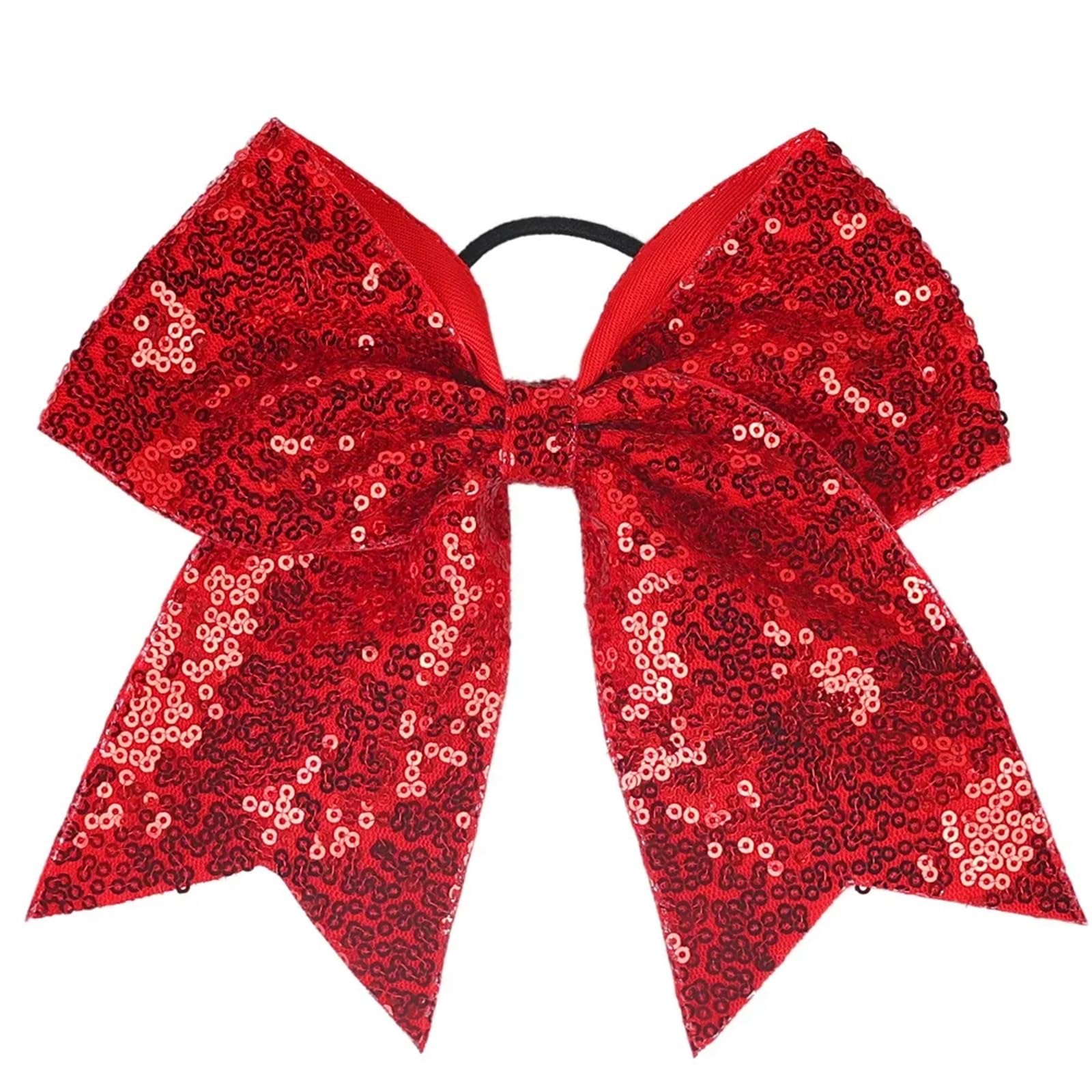 Fermagli for capelli in nastro di grosgrain solido da 10 pezzi for fiocchi for in 18 * 19 cm con perline paillettes Bowknot(Color9)