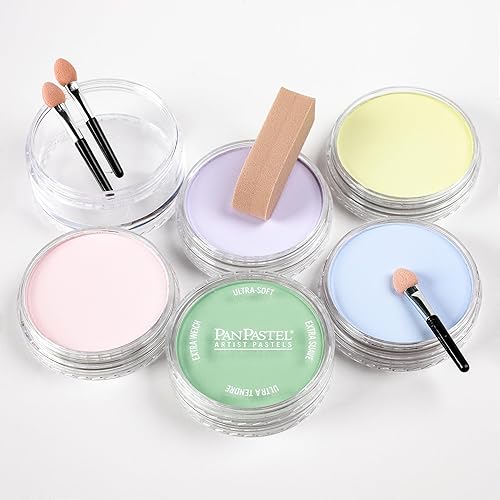 Miniatura 5 de PanPastel GOLDEN, juego de tintes para principiantes, 5 colores, pasteles para artistas profesionales, formato único de sartén (similar a un pastel)