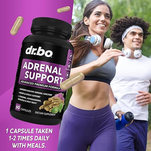 Miniatura 6 de Adrenal Support & Organic Superfood Greens & Fruit Supplements – Daily Energy Super Food Suplemento de frutas y verduras tabletas más alimentos