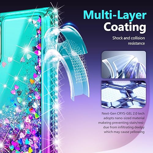 Miniatura 468 de NGB Supremacy Funda compatible con Samsung Galaxy S22 Plus (5G de 6.6 pulgadas) con protector de pantalla (cobertura máxima, TPU flexible), soporte