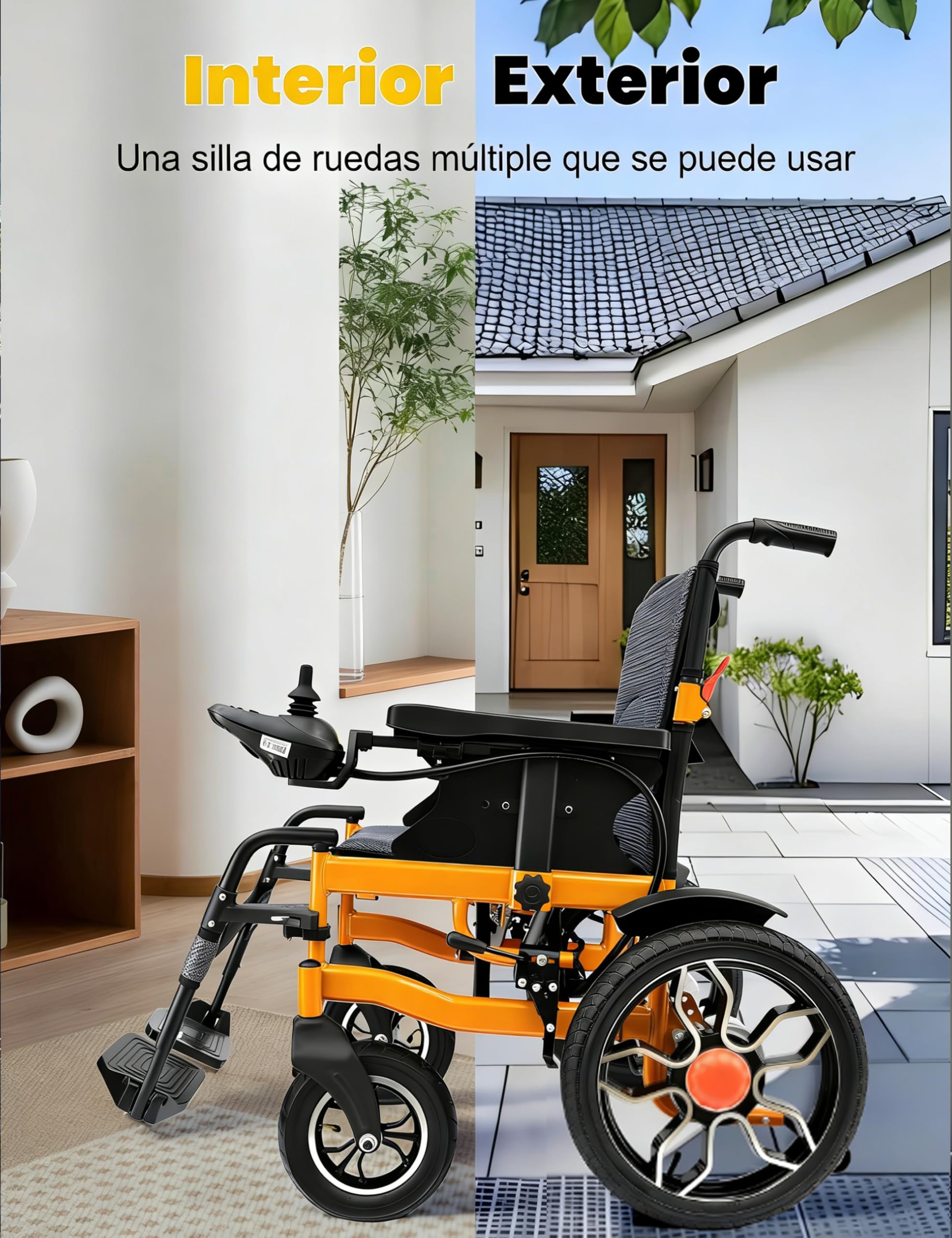 Silla de ruedas eléctrica portátil plegable con asientos más anchos, batería de litio extraíble de 20 Ah, alcance de 25 km, silla de ruedas eléctrica para discapacitados y personas mayores