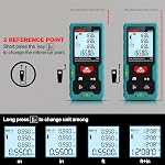 Kiprim 70m Laser Distance Measure High Accuracy 229ft LD70E Laser Tape Measure Compact Laser Measurement Tool with Larger Backlit LCD Display,ft/m/in Switching,Bubble Level