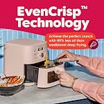 Instant Pot 4QT VORTEX 6-in-1 Mini Air Fryer, Air frites, fours, rôtis, grilles, déshydratées ou réchauffées, eau de rose, 4 Quarts