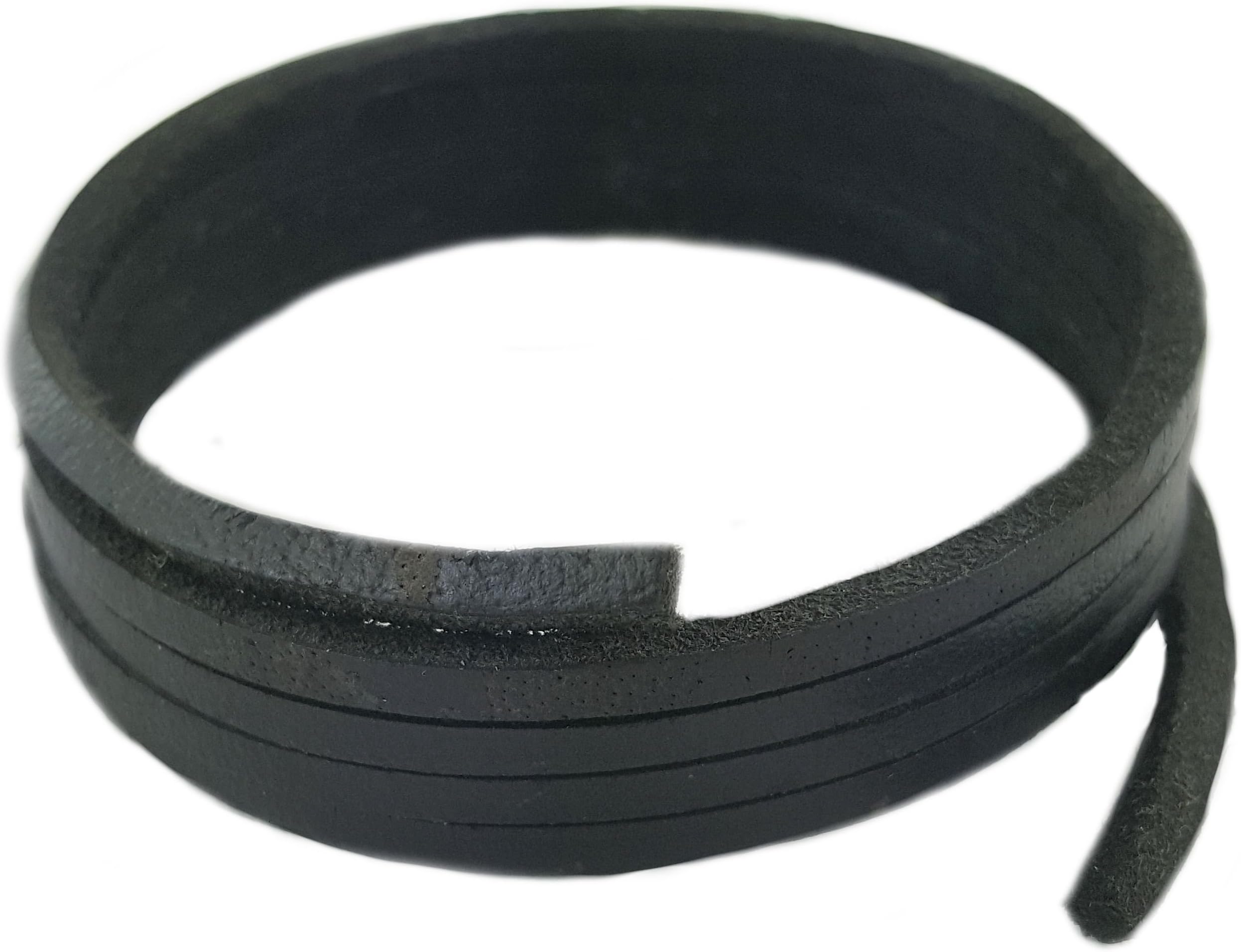 Shoe and Boot Laces - Black Leather