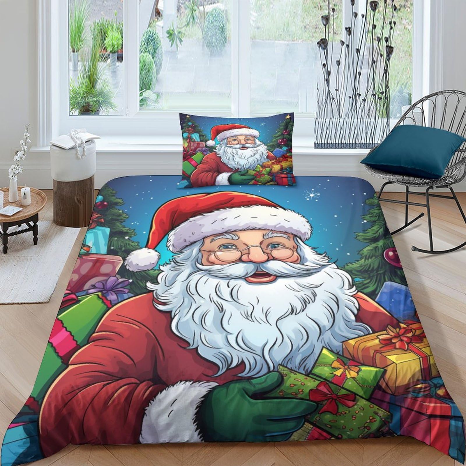 Cadeau de Noël housse de couette imprimée 3D pour émerveiller petits et grands