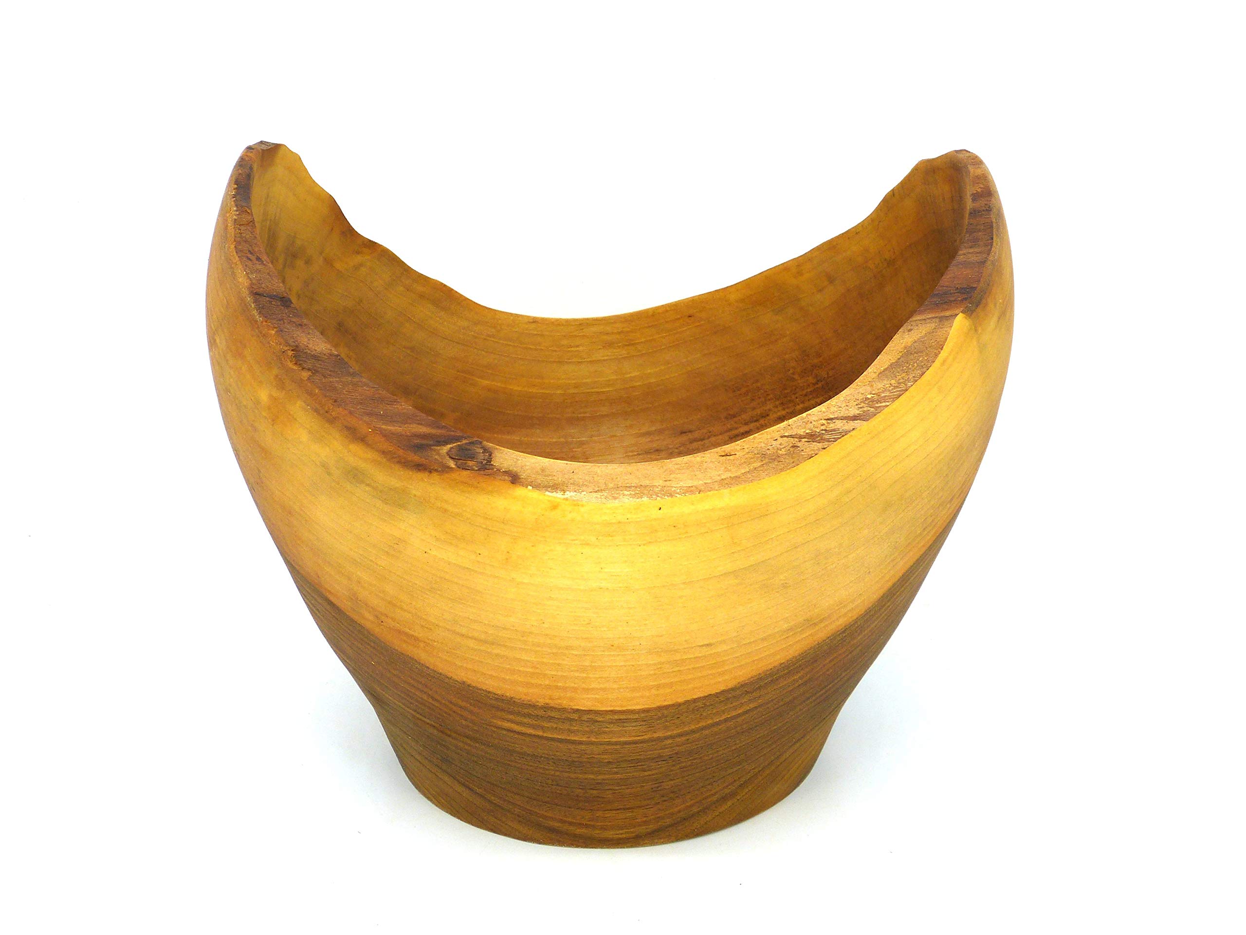 Gedrechselte Schale, Obstschale, Dekoschale, Holzschüssel ∅30 cm Handarbeit aus Deutschland, massives Walnussholz, Holzschale, unikat, nachhaltig, umweltfreundlich, Walnußholz