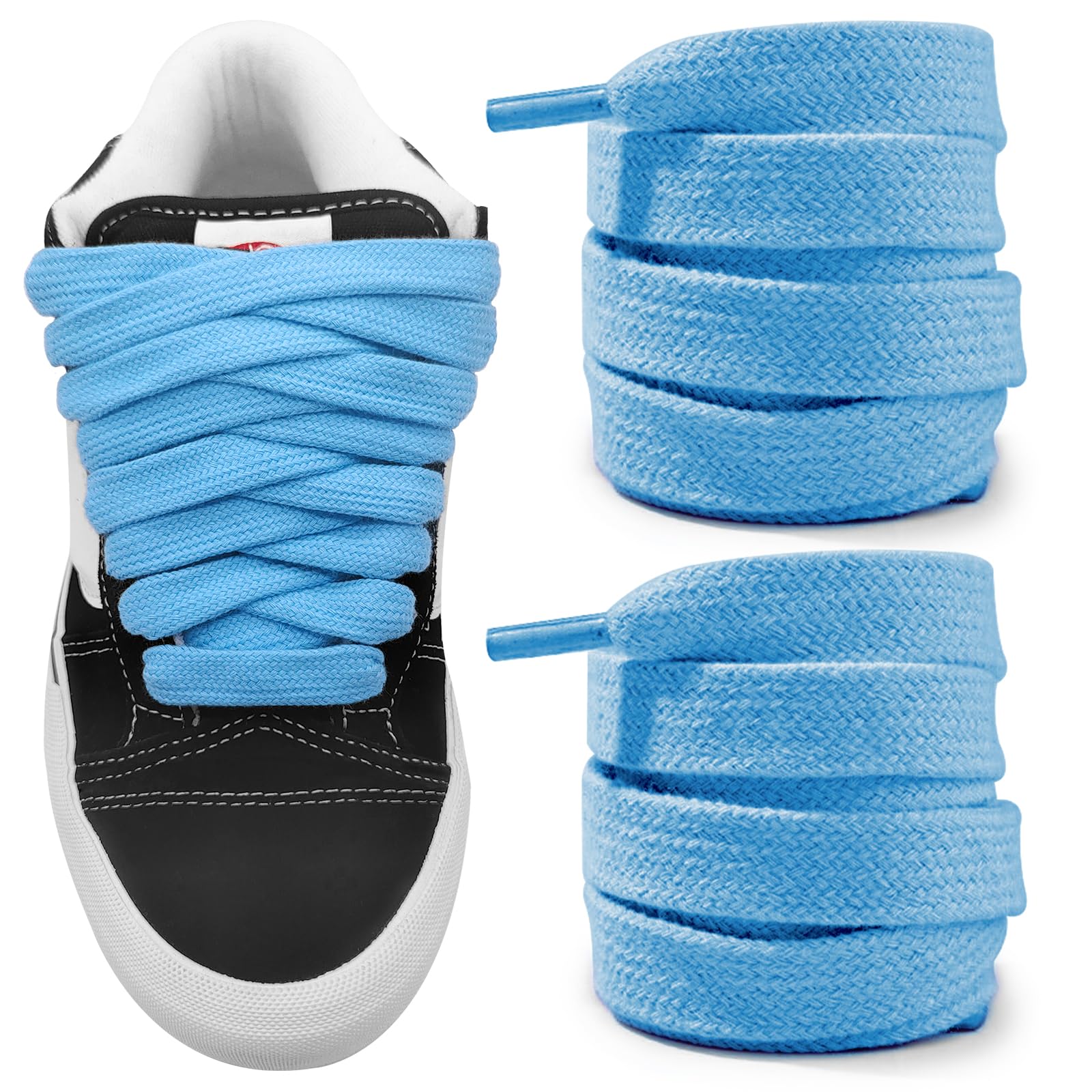 Fat Chunky Shoe Laces for Vans Knu Skool Skate Replacement Strings