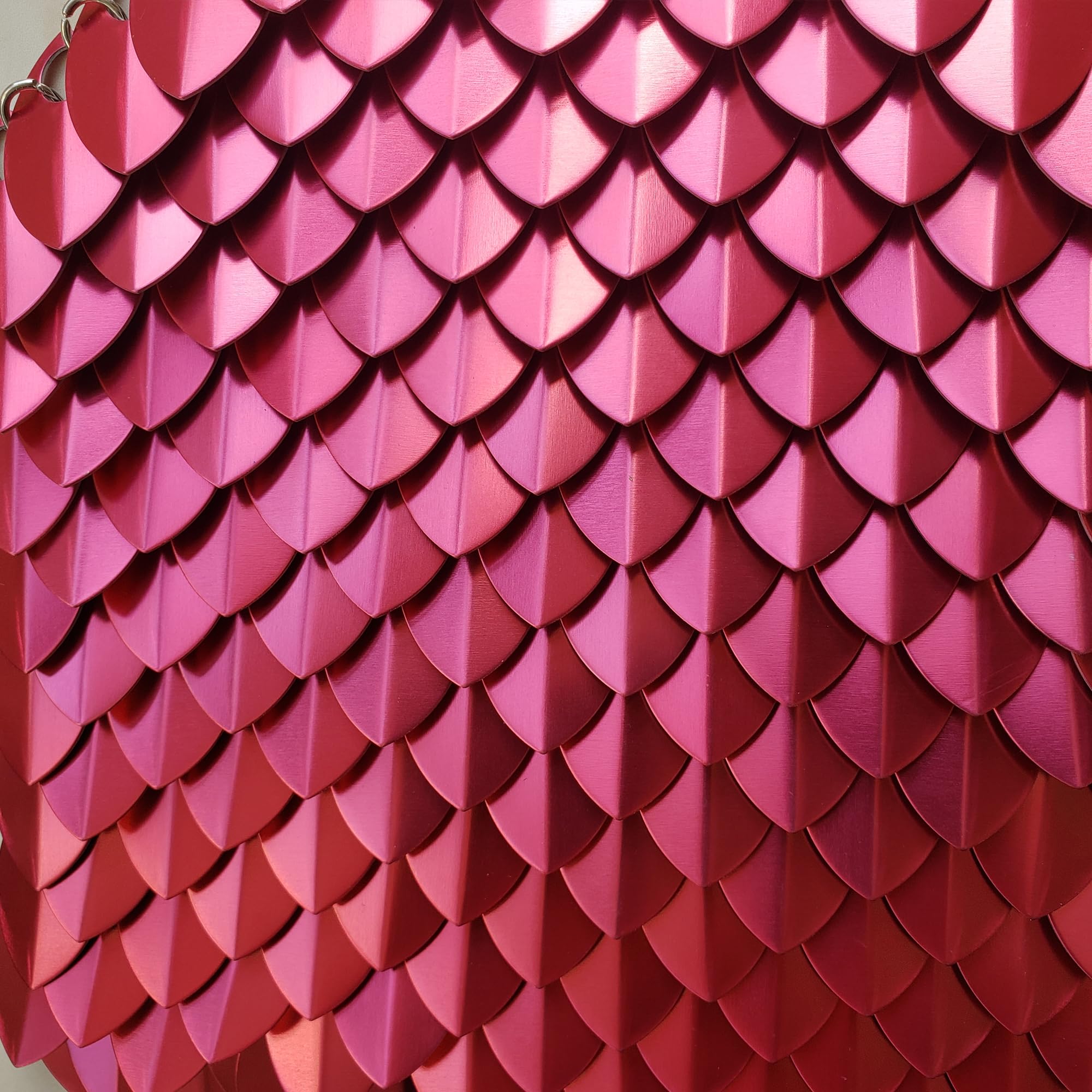 500pcs Mirror Silver Aluminum Scales For Scalemail Armor & Chainmail Jewelry – Large Loose Scales - View #4