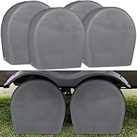Vista 10 de Leader Accessories Fundas para neumáticos (paquete de 4) – Protectores de ruedas resistentes e impermeables para camiones, SUV, Jeep, cámper