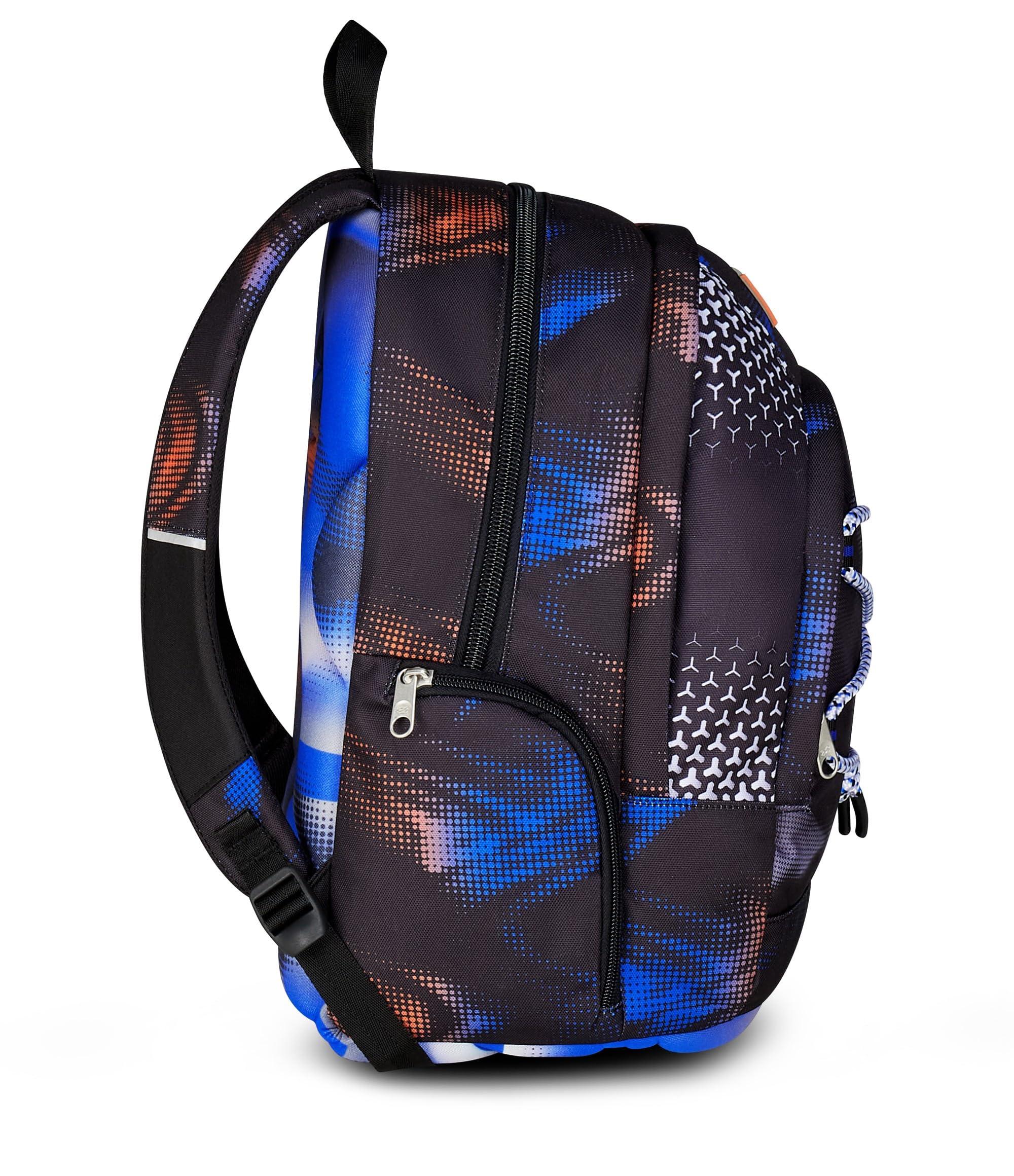 Seven Zaino Scuola Dual, Nero Blu, Doppio Scomparto Da 31 L, Con Tasca Per PC, Tasca Per Borraccia e Tasca Con Organizer, Scuola Media e Superiore, Zaino Ragazzo