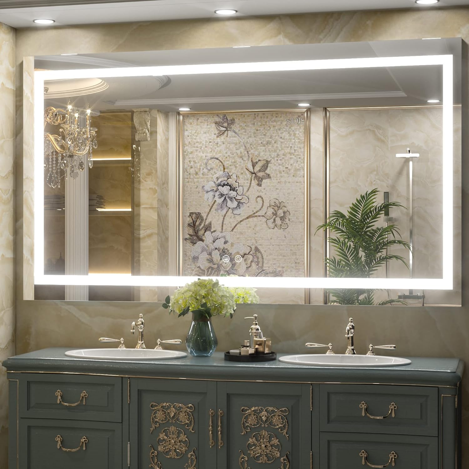 72 Inch Bathroom Mirror Rispa