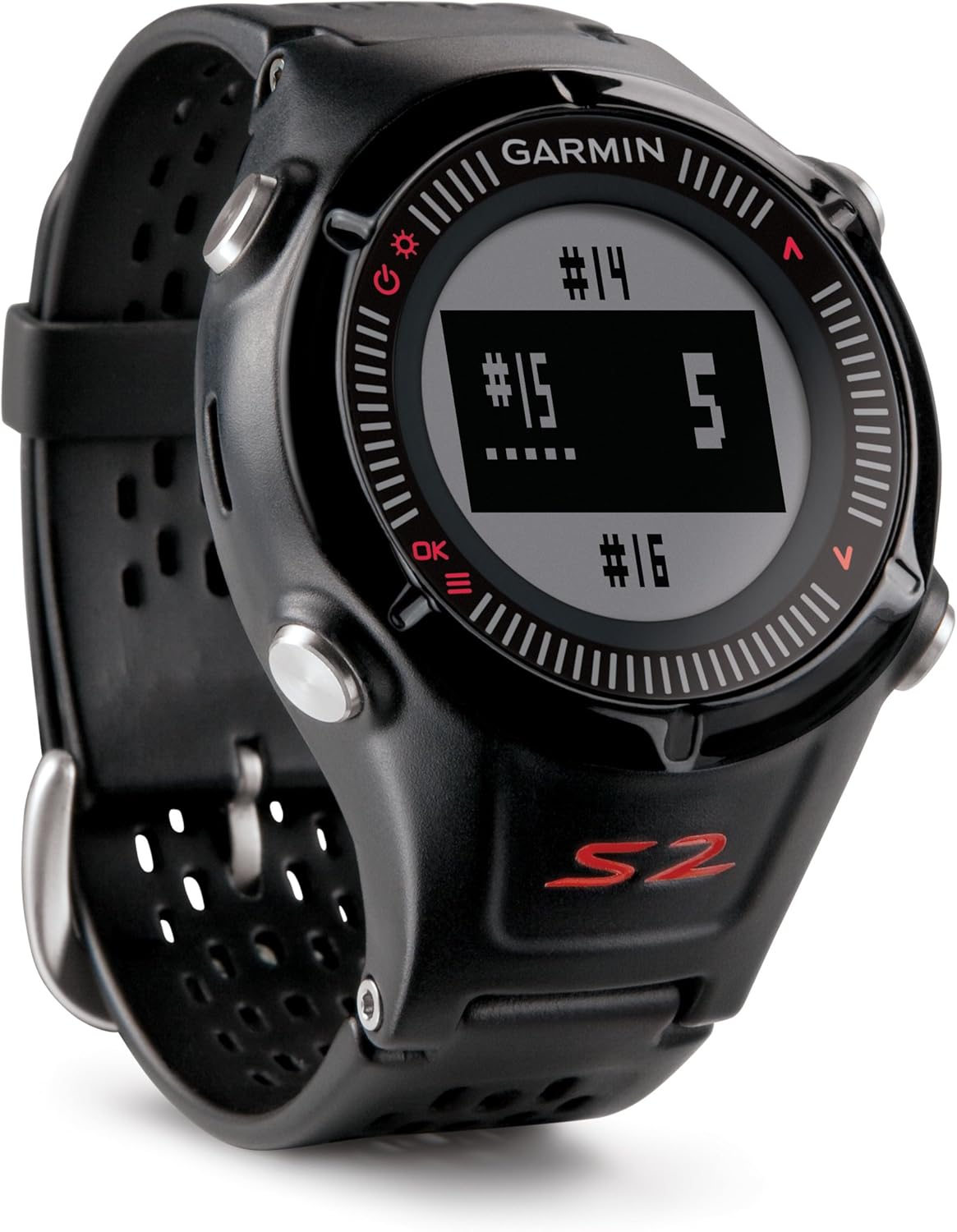 garmin approach s2 gps golf watch with worldwide courses black