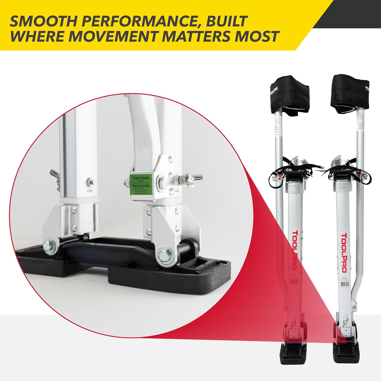 ToolPro Leg Bearing Replacement Kit for Stilts - Compatible with All ToolPro Stilts, Easy On-Site Replacement & Installation
