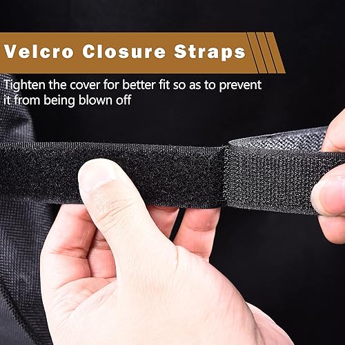 Miniatura 6 de Creole Feast CR2001 - Funda Oxford para parrilla, impermeable, resistente para protección contra todo el año, color negro