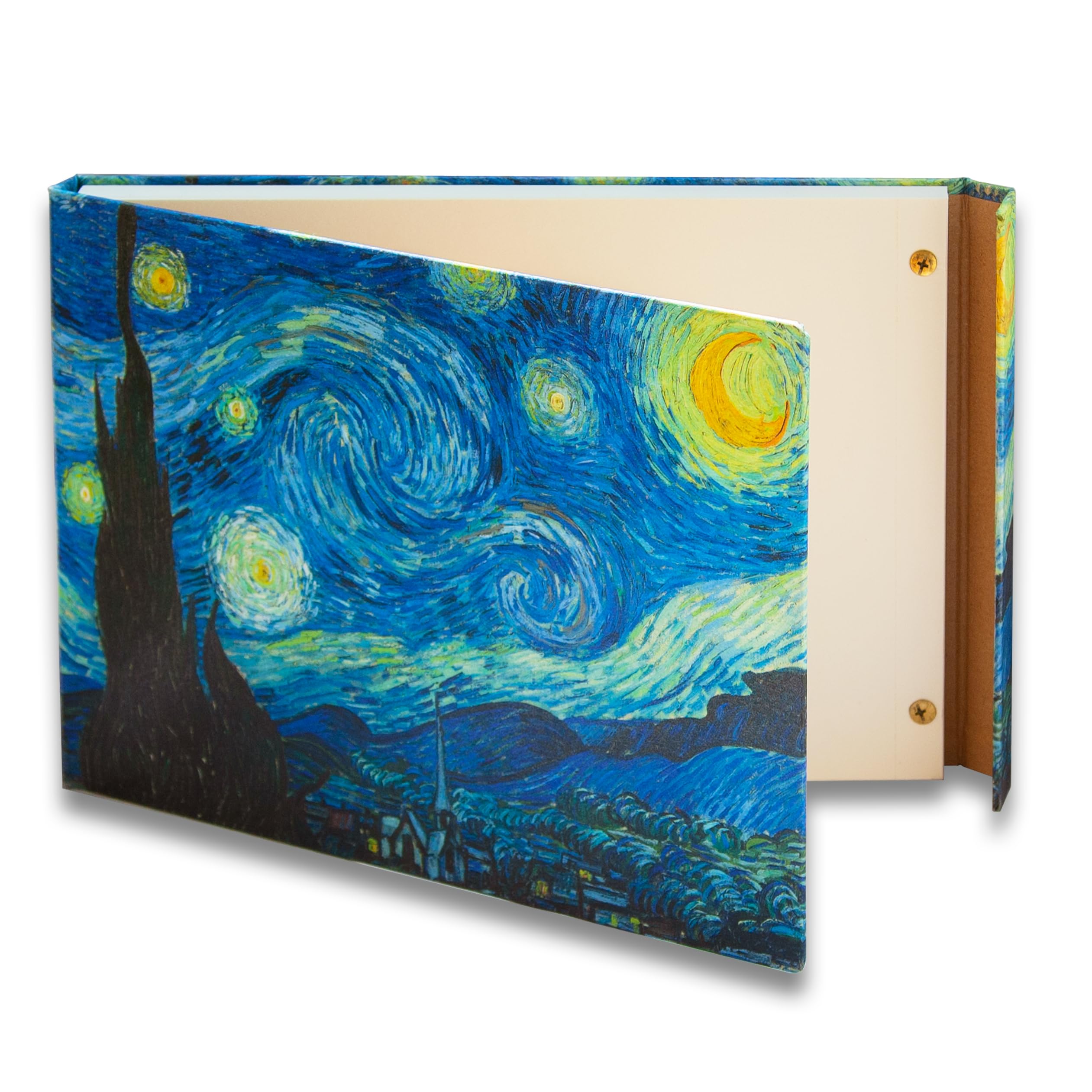 Akwarelowy szkicownik A4 (21 cm x 29,7 cm), 200 g/m², prasowany na zimno, 100% bawełniany papier, 40 arkuszy, przyjazna dla środowiska magnetyczna twarda okładka, dziennik sztuki mieszanej i