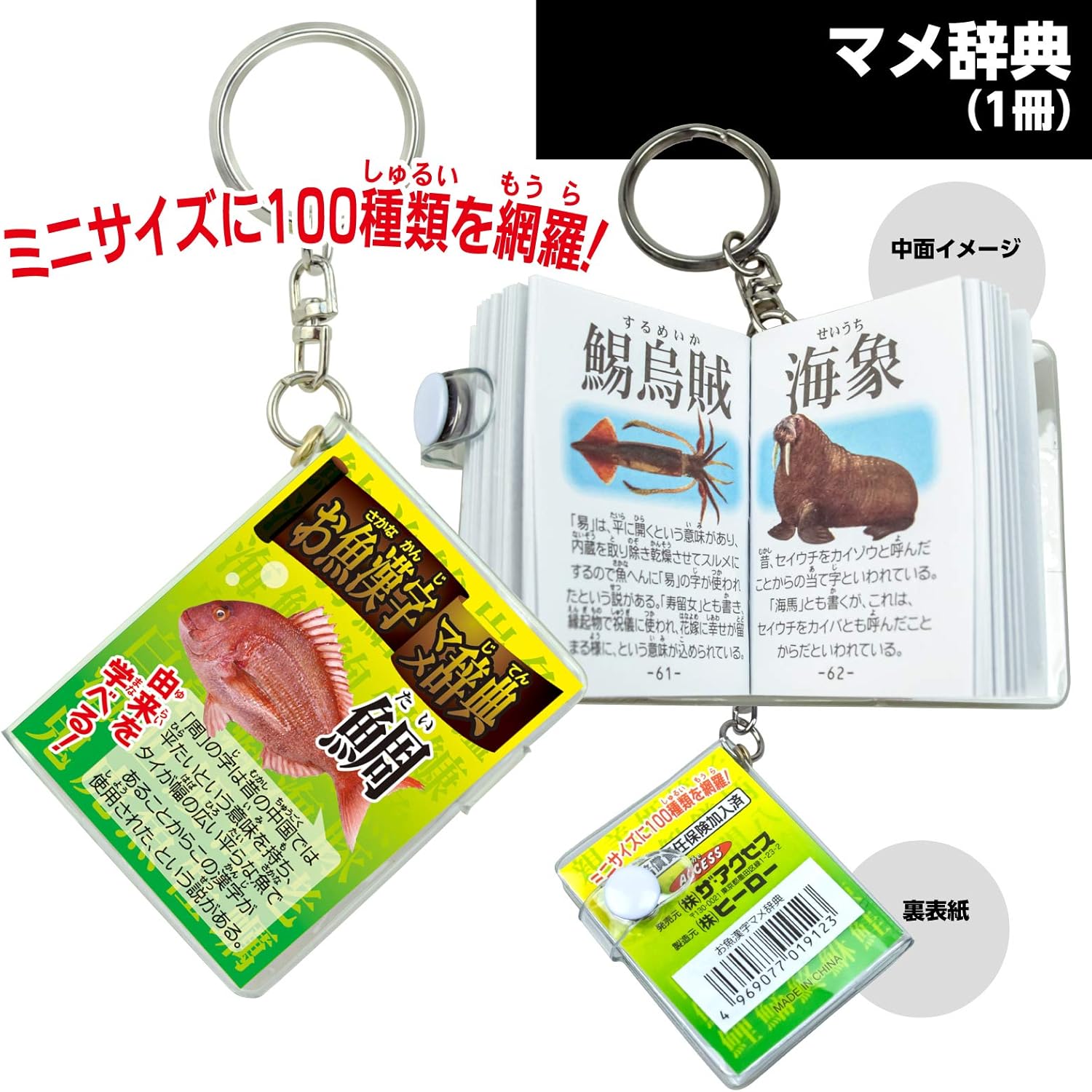 Amazon ザ アクセス お魚漢字セット 下敷き クリアファイル ペンケース シール ポストカード マスキングテープ マメ辞典 漢字 学習 文房具 オフィス用品 文房具 オフィス用品