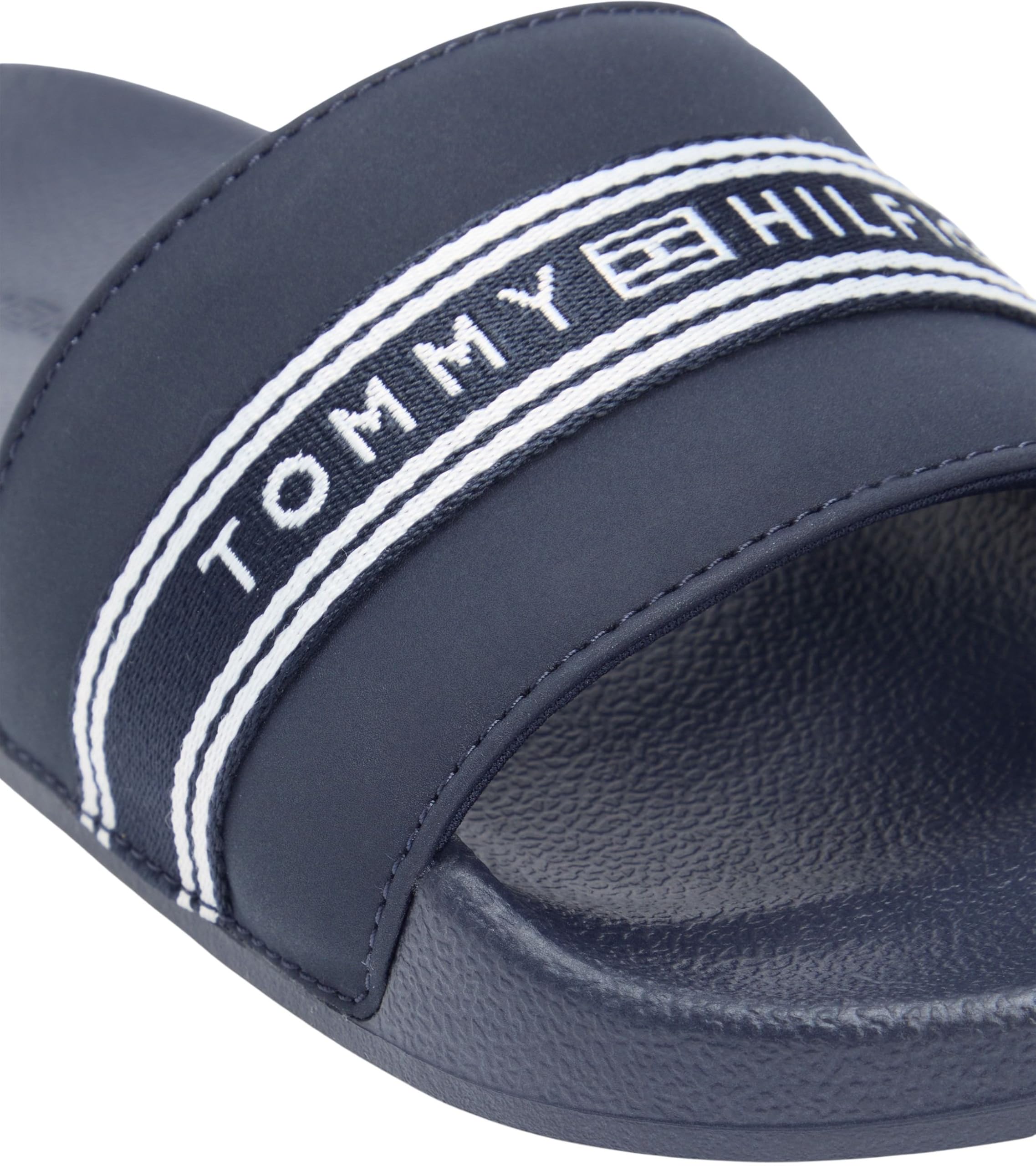 Tommy Hilfiger Th Webbing Pool Slide Fw0fw09359 DiapositiveDonna