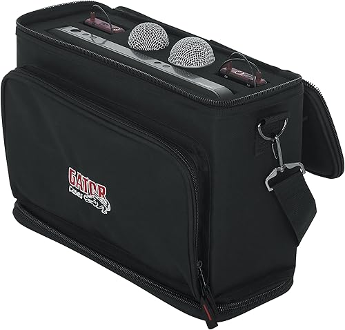 Miniatura 4 de Gator Cases Bolsa de Transporte Acolchada para Sistema Inalámbrico Shure BLX Style con (2) Micrófonos y (2) Transmisores Corporales, (GM-DUALW)