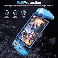 Vista 2 de FYOUNG Funda protectora para PlayStation Portal, funda protectora de silicona suave con protección completa y agarre antideslizante para el pulgar