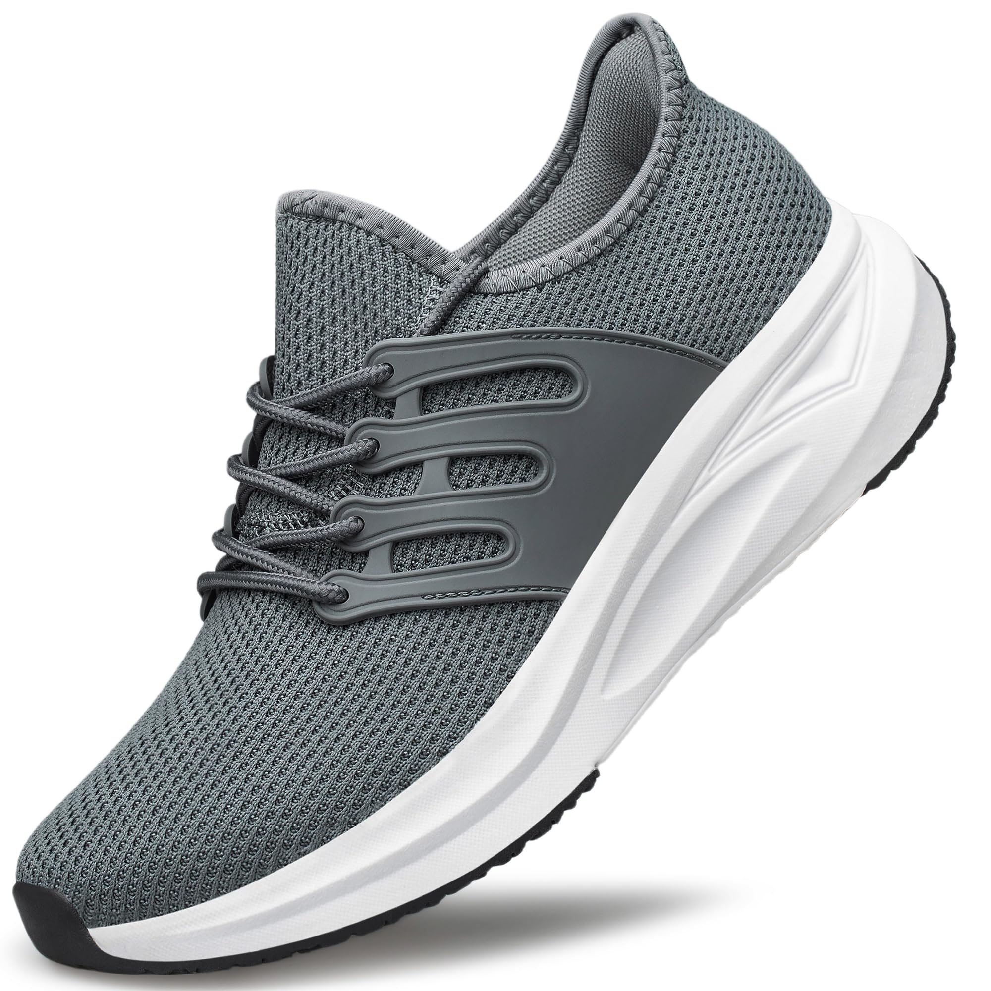 Mens Walking Shoes Non Slip Running Tennis Shoes Lightweight Workout Breathable Fashion S…