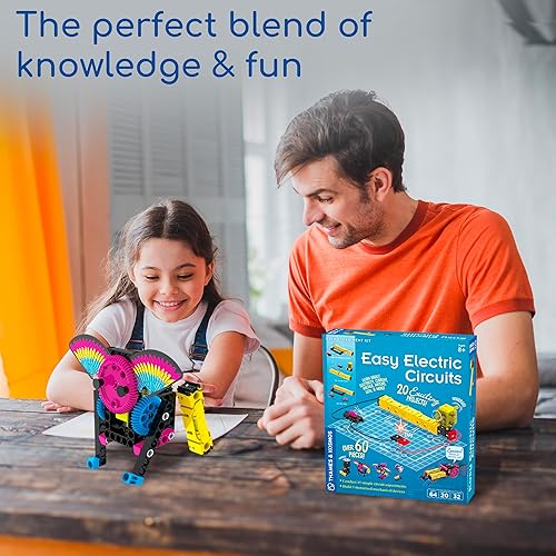 Miniatura 5 de Thames & Kosmos Kit STEM de circuitos eléctricos fáciles  Juego de circuitos esenciales  15 experimentos, 5 modelos motorizados - Electricidad,