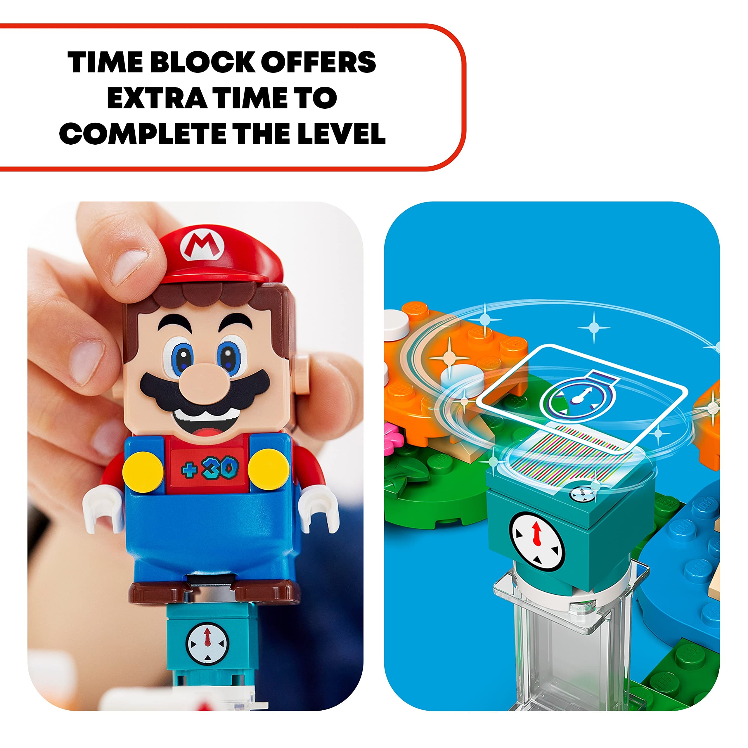 LEGO Super Mario 71389 Podniebny świat Lakitu — zestaw dodatkowy | Kolekcjonerska zabawka dla dzieci (484 elementy)