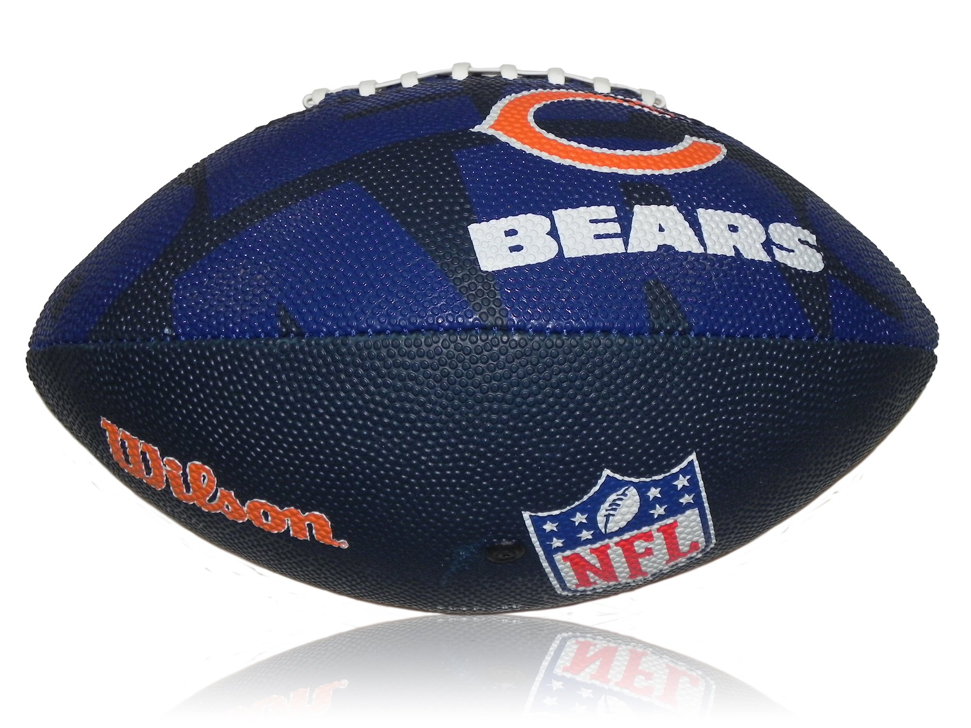 Wilson F1534XB NFL Chicago Bears Logo Mini Ball American Football Composite