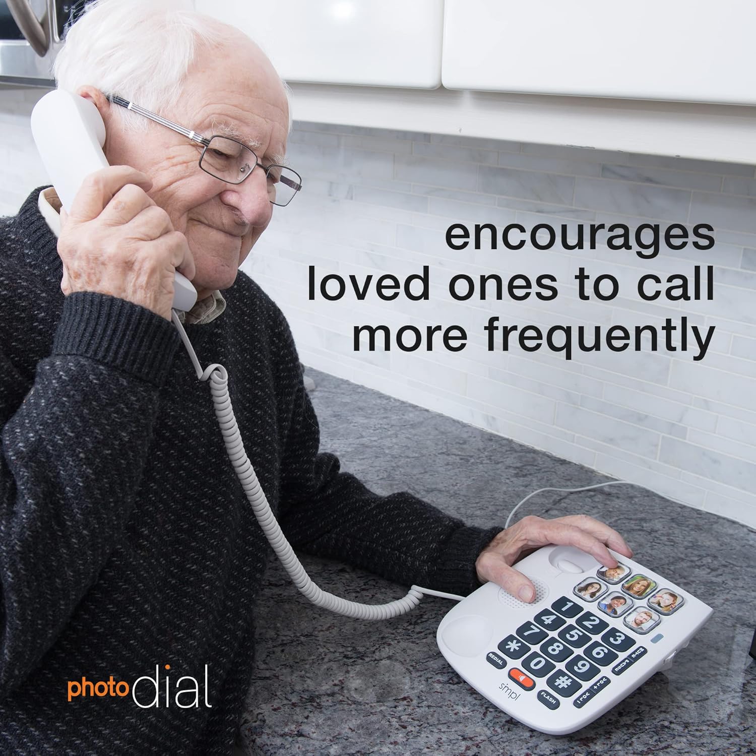 Lоwеѕt Prісе SMPL Hands-Free Dial Photo Memory Corded Phone, One-Touch Dialing, Large Buttons, Flashing Alerts, Durable, Perfect for Seniors, Alzheimer's, Dementia, Hearing Impaired Bеѕt Dеаl 🛒 SMPL Hands-Free Dial Photo Memory Corded Phone, One-Touch Dialing, Large Buttons, Flashing Alerts, Durable, Perfect for Seniors, Alzheimer's, Dementia, Hearing Impaired